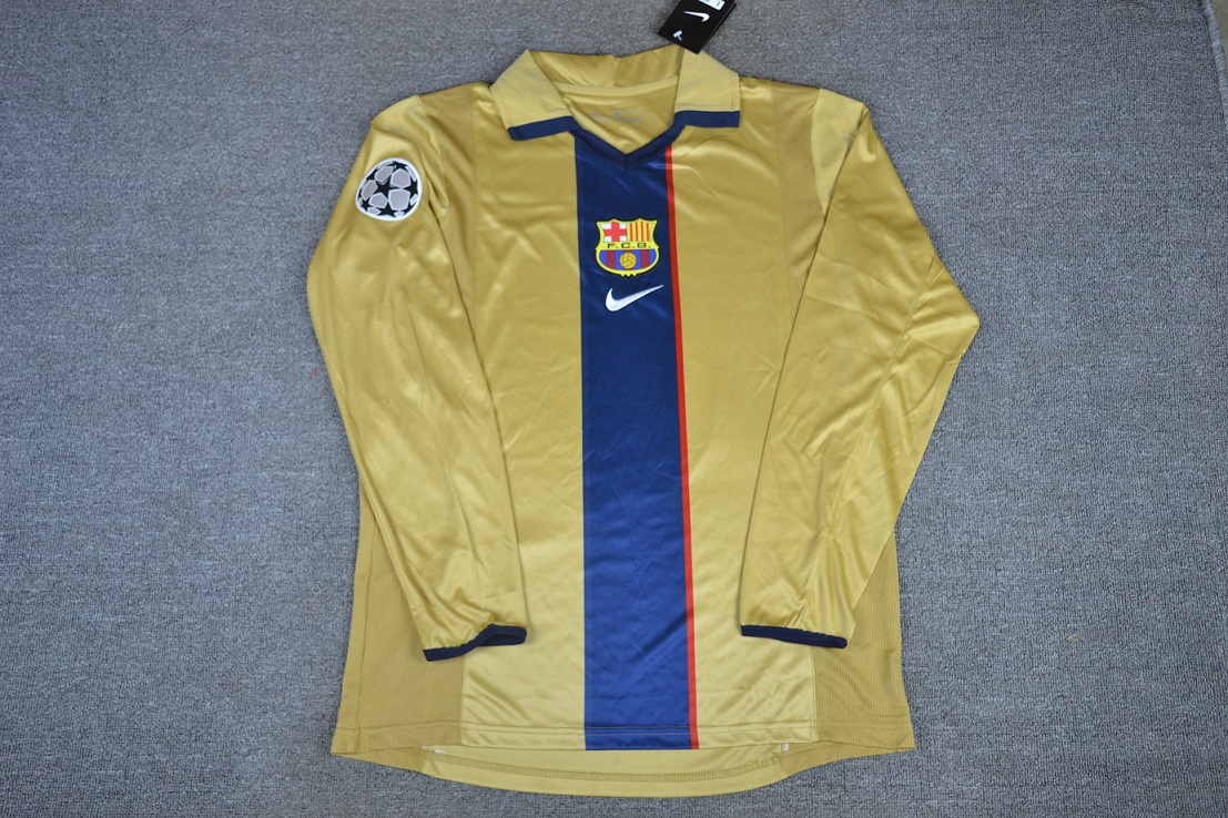 AAA Quality Barcelona 01/03 Away Long Soccer Jersey